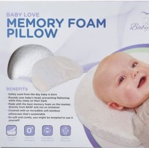 Infant Memory Foam Pillow to Prevent Flat Head